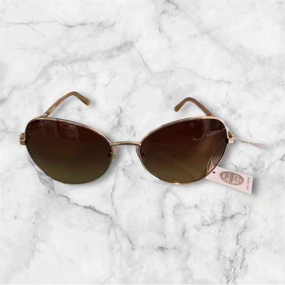 Swarovski butterfly pilot Women's Sunglasses with case - Picture 12 of 16